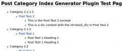 Post Category Index Generator screenshot 2