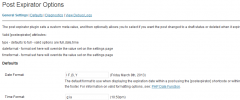 Post Expirator screenshot 3