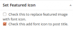 Post Featured Font Icon screenshot 2