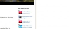 POST PER CATEGORY WIDGET screenshot 1