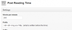 Post Reading Time screenshot 2