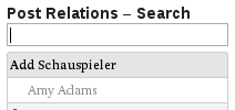 Post Relation Widget screenshot 1