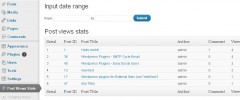Post views Stats screenshot 2