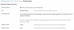 Postgiro/Bankgiro Payment gateway screenshot 1