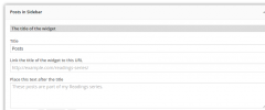 Posts in Sidebar screenshot 1