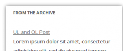 Posts in Sidebar screenshot 2
