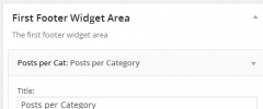 Posts per Cat screenshot 2