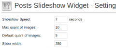 Posts Slideshow Widget screenshot 2