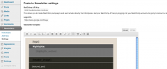 Posts to Newsletters screenshot 1