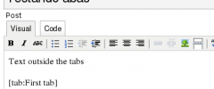 postTabs screenshot 1
