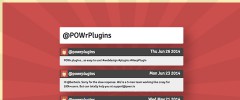 POWr Twitter Feed screenshot 2