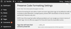 Preserve Code Formatting screenshot 1