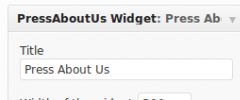 PressAboutUs Widget screenshot 1
