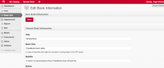 PressBooks screenshot 2