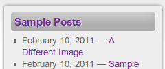 Pretty Sidebar Categories screenshot 1