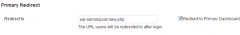 Primary Redirect screenshot 1