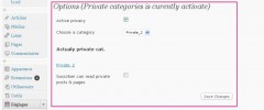 Private categories screenshot 1