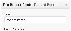 Pro Recent Post Widget screenshot 1