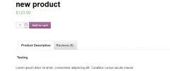 Product Tab For WooCommerce screenshot 1