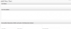 PTest: Personality Tests for Wordpress screenshot 1