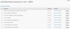 PTest: Personality Tests for Wordpress screenshot 2