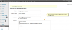 wordpress publish post email notification screenshot 1