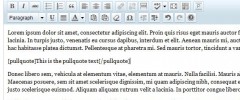 Pullquote Shortcode screenshot 3