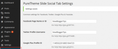 PureTheme Slide Social Tabs screenshot 2