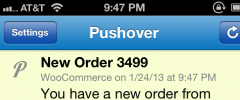Pushover for WooCommerce screenshot 2