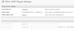 PWA+PHP Picasa Web Albums for Wordpress screenshot 4