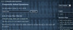 Q and A Focus Plus FAQ screenshot 1