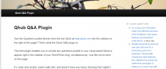 Qhub Q&A Wordpress Plugin screenshot 2
