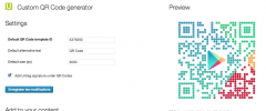 QR Code generator by Unitag screenshot 1