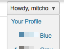 Quick admin color scheme picker screenshot 1