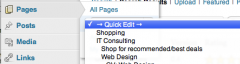 Quick Edit Page Popup Menu screenshot 2