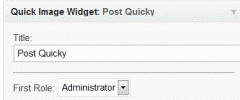 Quick Post Image Widget screenshot 2
