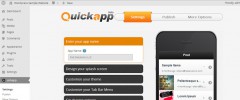 Quickapp – Mobile App for your WP Blog (Android & HTML5) screenshot 1