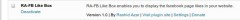 RA-FB Like Box screenshot 1