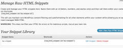 Raw HTML Snippets screenshot 1