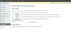 ReachFactor Wordpress Plugin screenshot 5