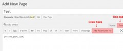 Recent post list screenshot 2