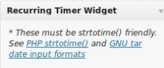 Recurring Timer Widget screenshot 1