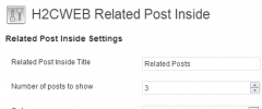 Related Post Inside Plugin screenshot 1