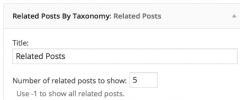 Related Posts by Taxonomy screenshot 1