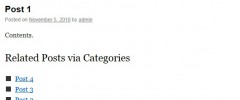 Related Posts via Categories screenshot 1