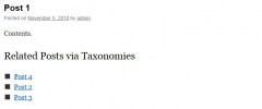 Related Posts via Taxonomies screenshot 1