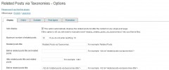 Related Posts via Taxonomies screenshot 4