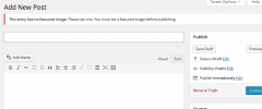 Require Featured Image screenshot 1