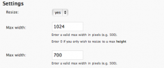 Resize at Upload Plus screenshot 1