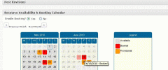 Resource Booking and Availability Calendar screenshot 1